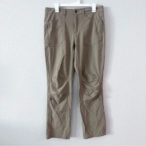 Gramicci Pants Womens Nylon Original Freedom Active Khaki Pockets Size 8